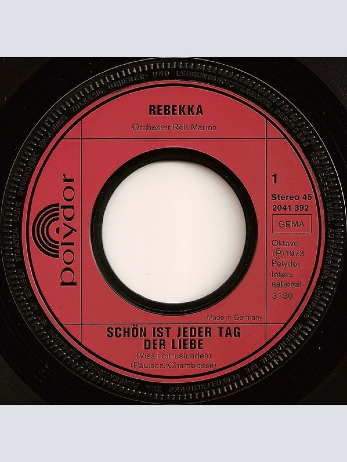 Vinyl / Rebekka (2) - Schön Ist Jeder Tag Der Liebe