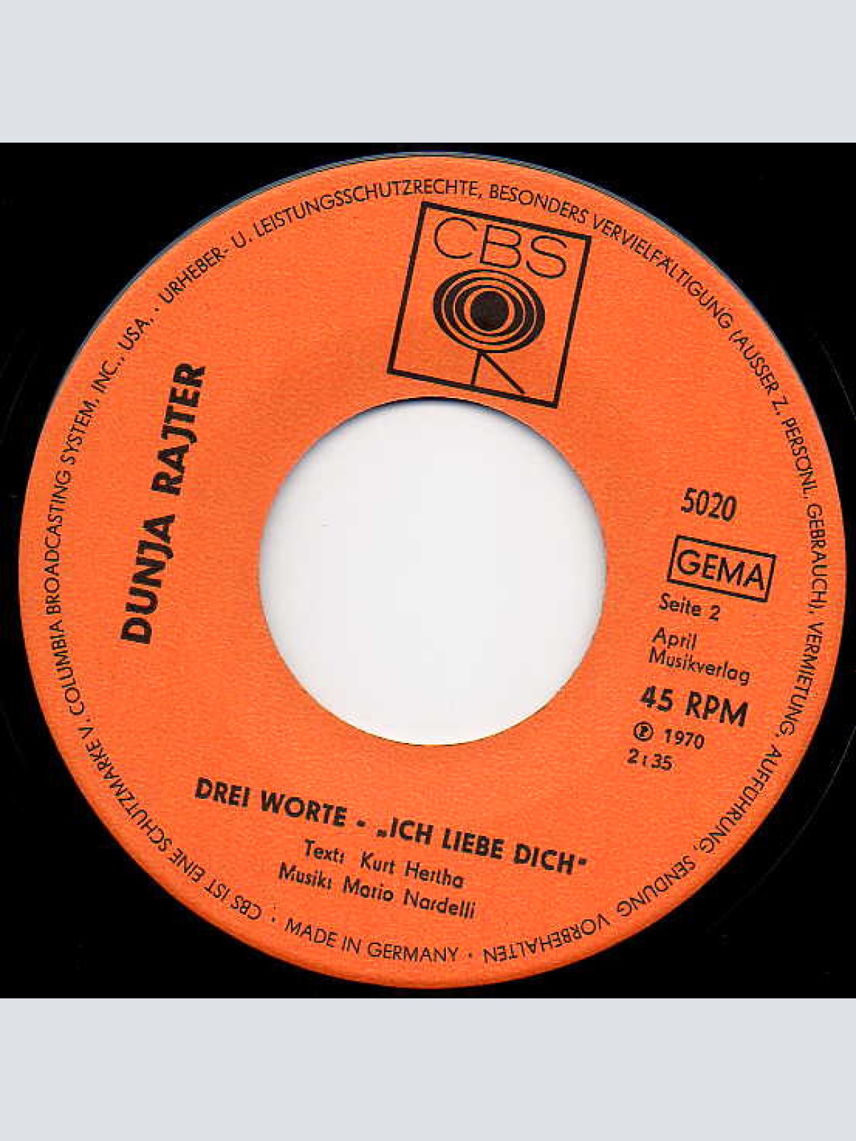 Vinyl / Dunja Rajter - Was Ist Schon Dabei