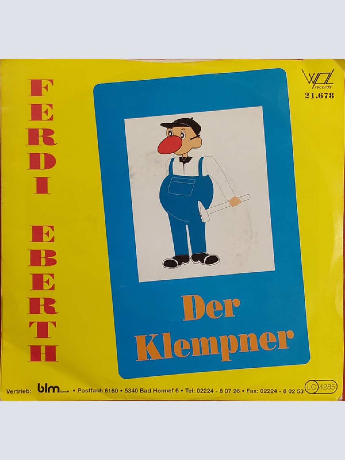 Vinyl / Ferdi Eberth - Der Klempner