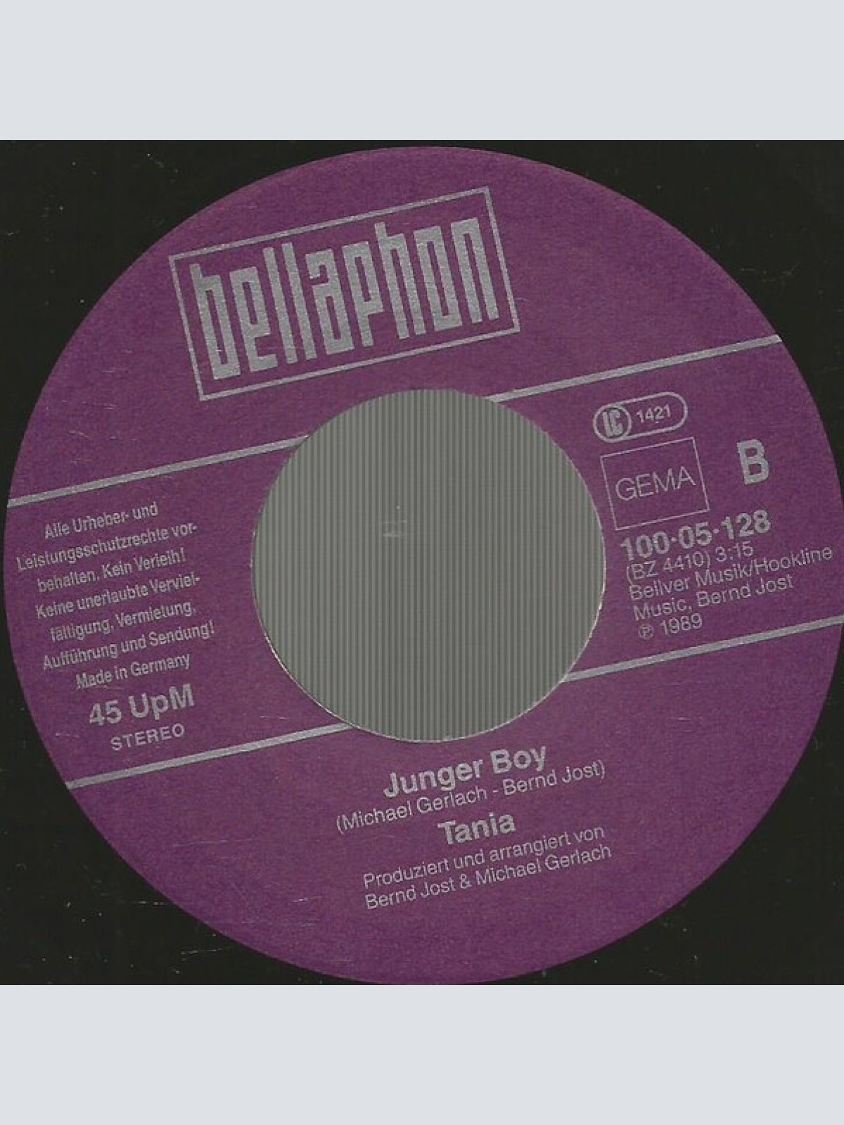 Vinyl / Tania - Wenn Ich Ein Junge Wär