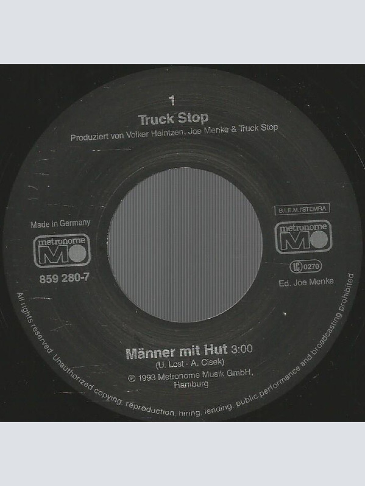 Vinyl / Truck Stop (2) - Männer Mit Hut