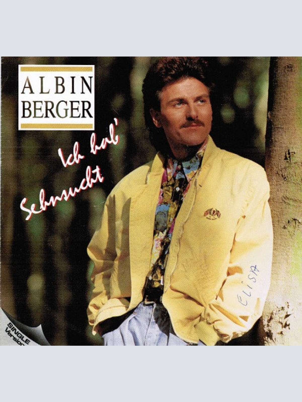 Vinyl / Albin Berger - Ich Hab' Sehnsucht