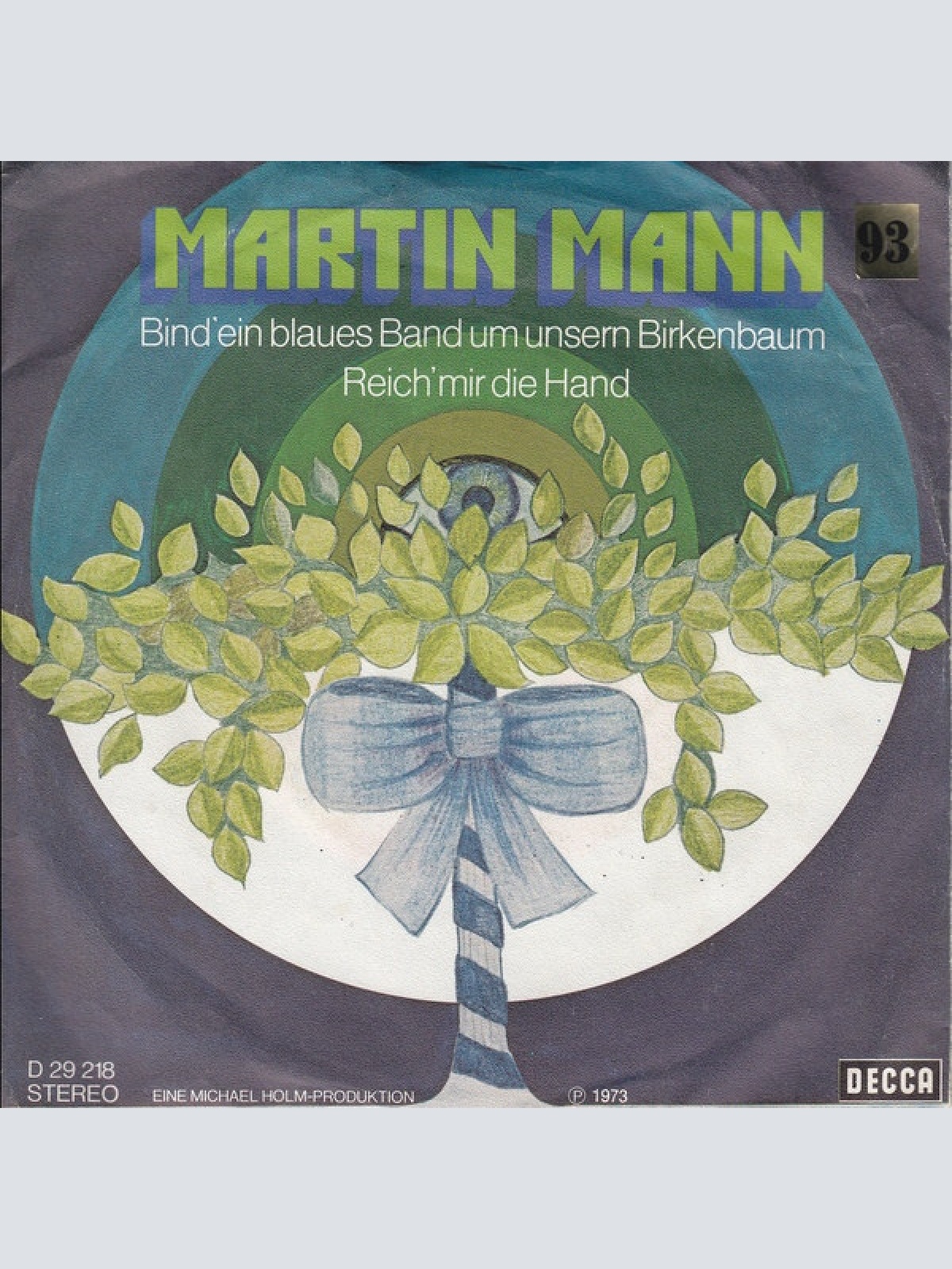 Vinyl / Martin Mann - Bind' Ein Blaues Band Um Unsern Birkenbaum
