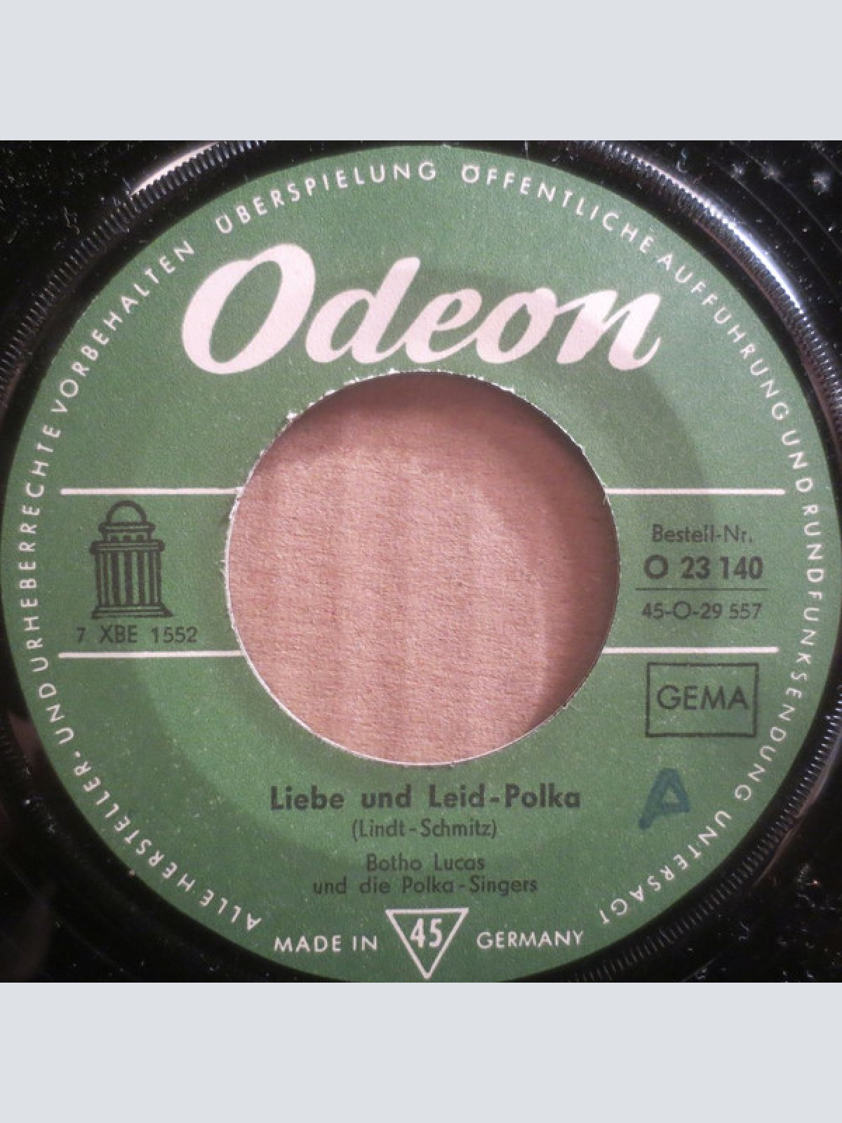 Vinyl / Botho Lucas Und Die Polka-Singers* - Liebe Und Leid-Polka / Hab Und Gut Polka