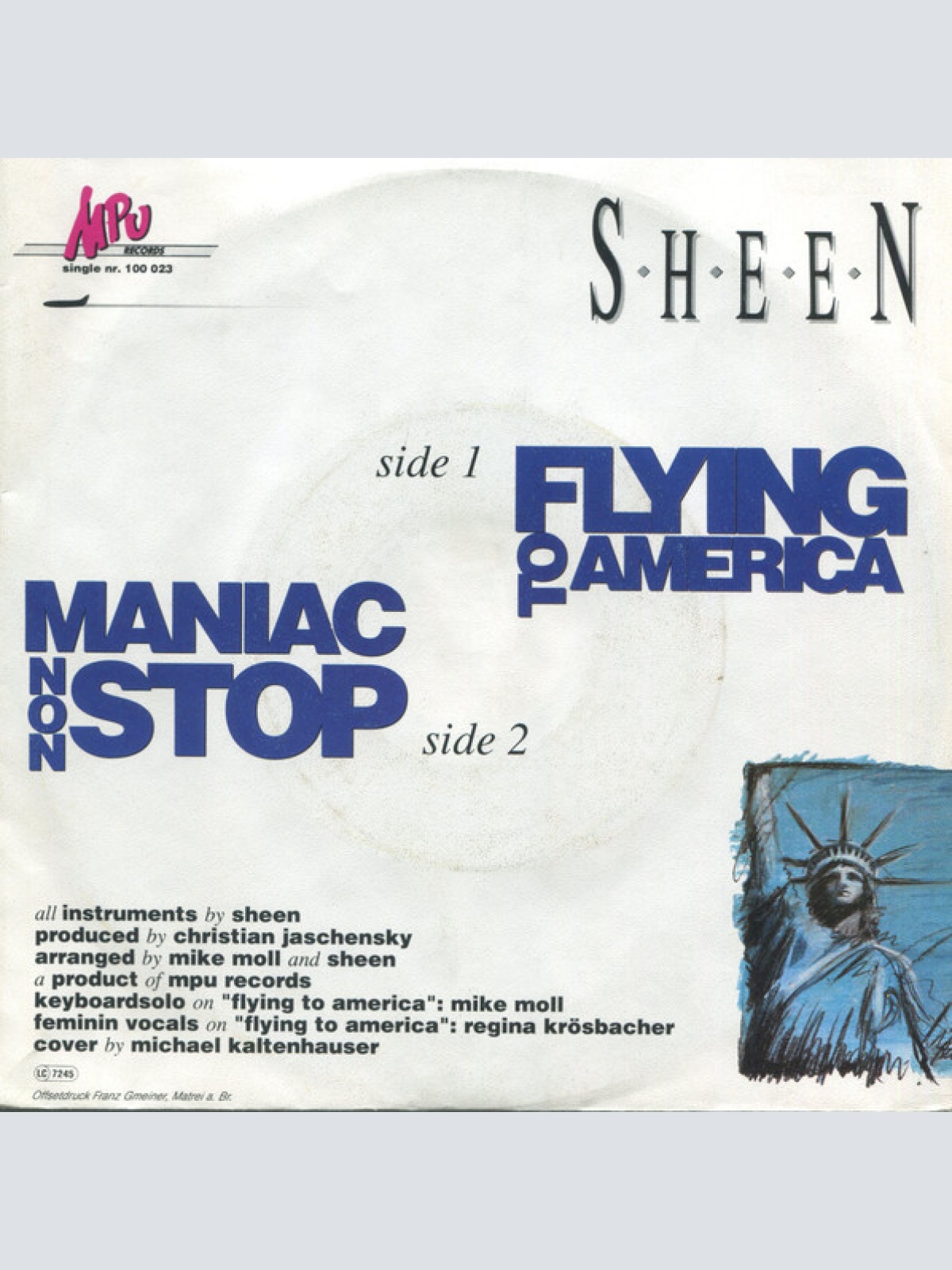 Vinyl / Sheen (10) - Flying To America