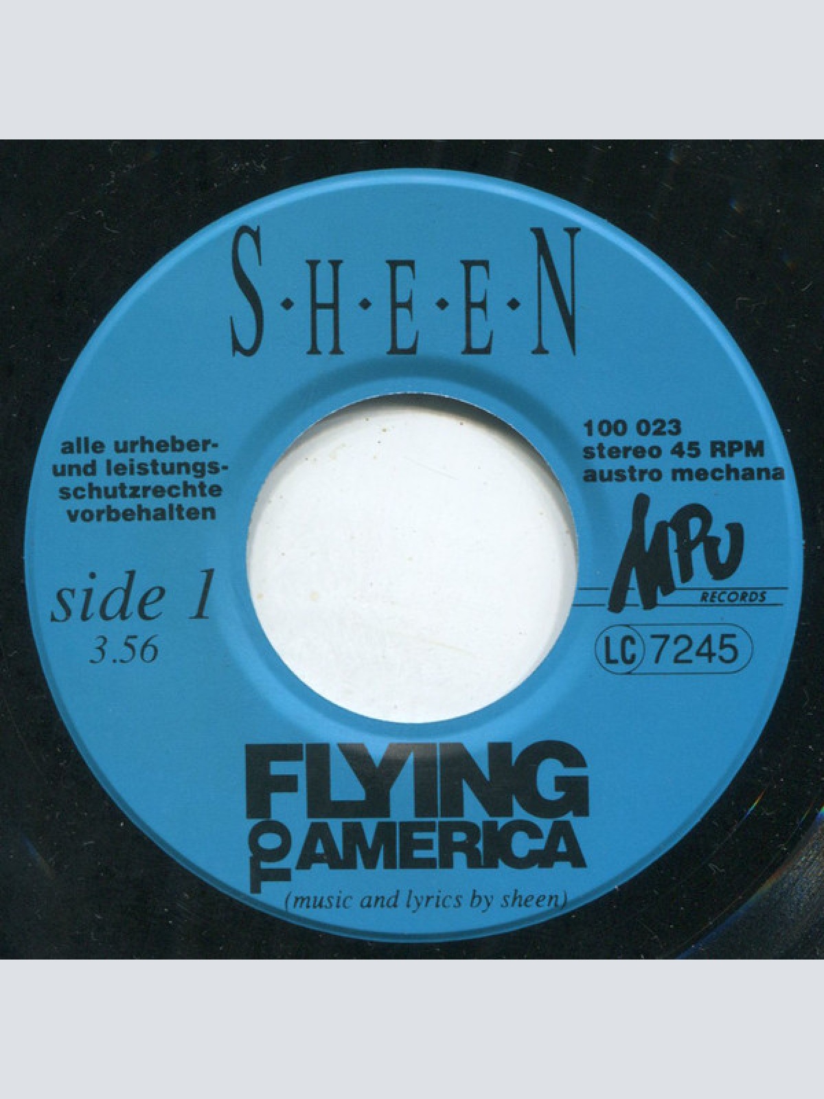 Vinyl / Sheen (10) - Flying To America