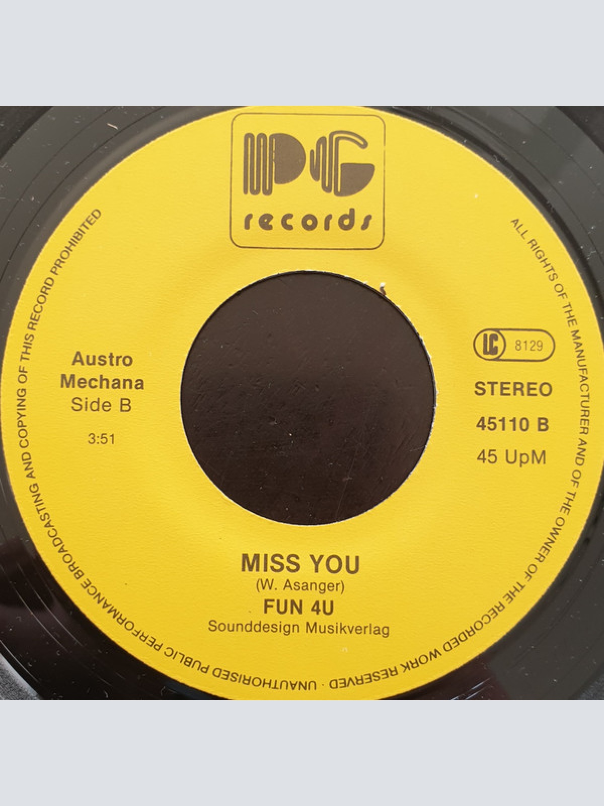 Vinyl / Fun 4U - This Had To Be