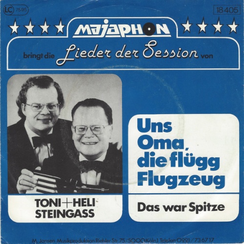 Vinyl / Toni Und Helmut Steingass - Uns Oma, Die Flügg Flugzeug