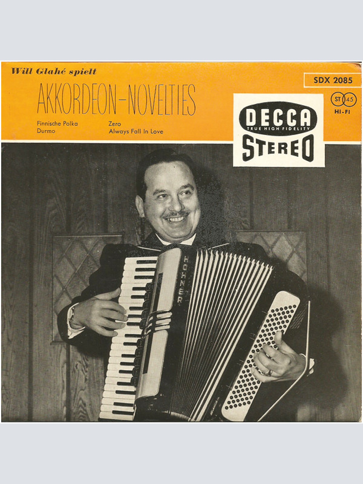 Vinyl / Will Glahé - Akkordeon-Novelties