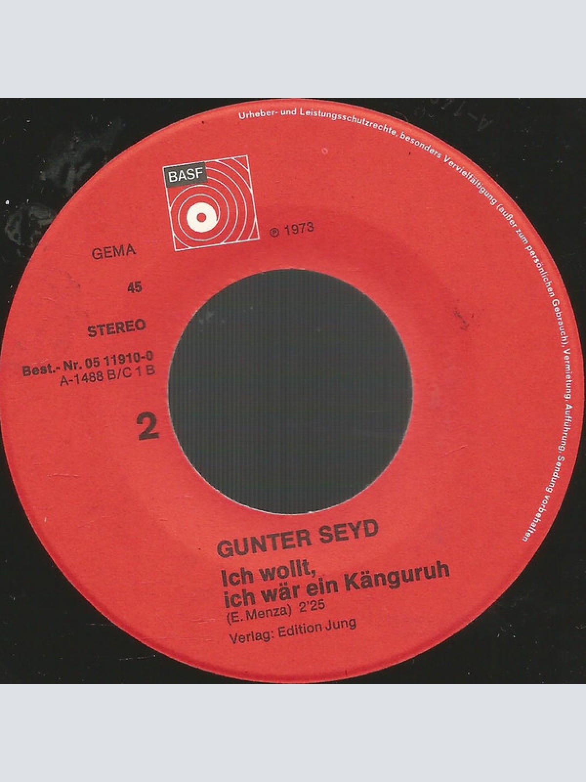 Vinyl / Gunter Seyd - D.b.d.d.h.k.P. (Doof Bleibt Doof)