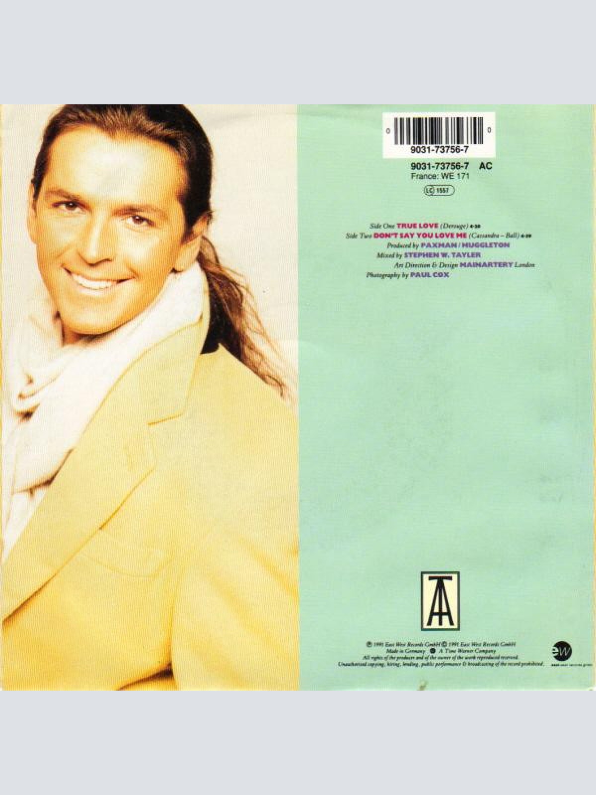 Vinyl / Thomas Anders - True Love