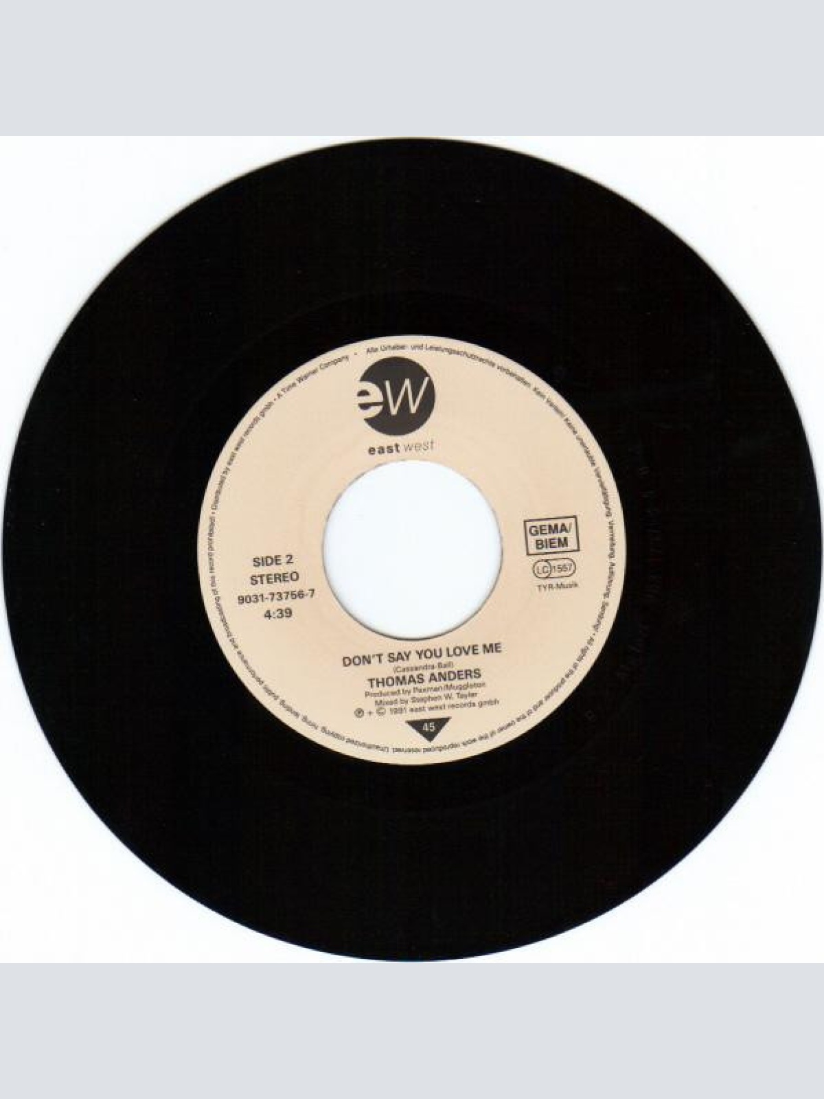 Vinyl / Thomas Anders - True Love