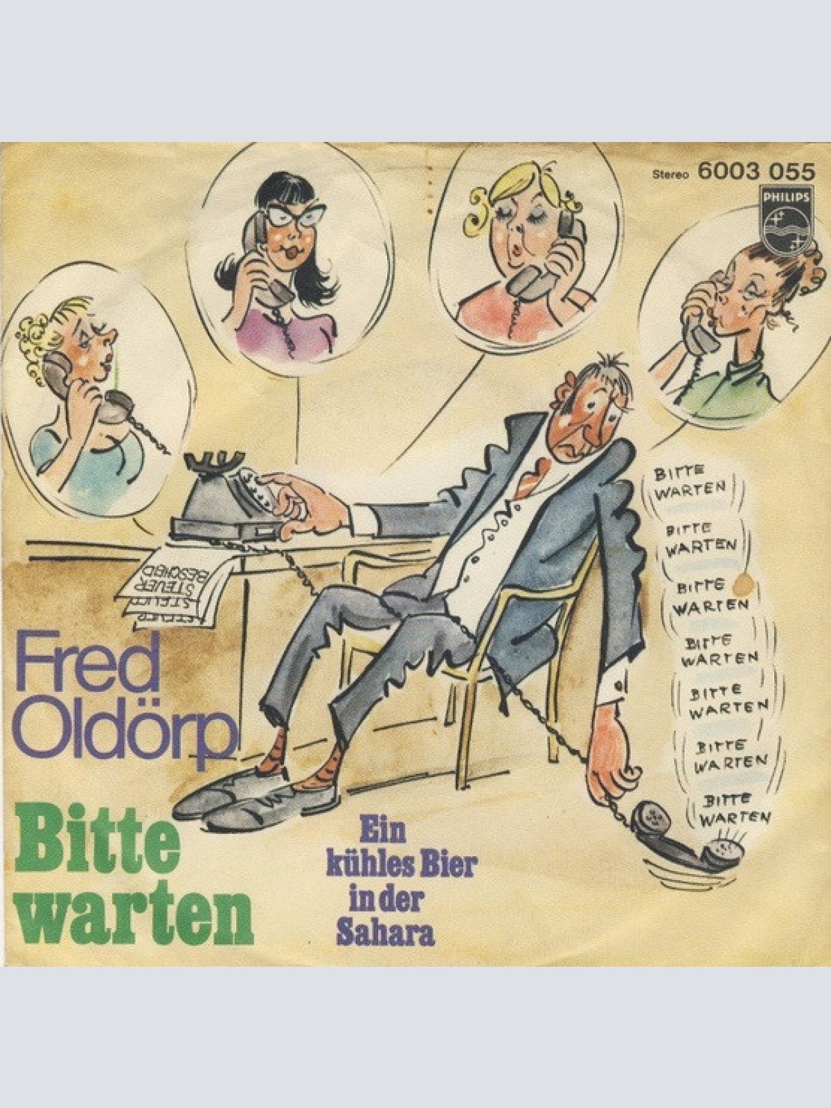 Vinyl / Fred Oldörp - Bitte Warten