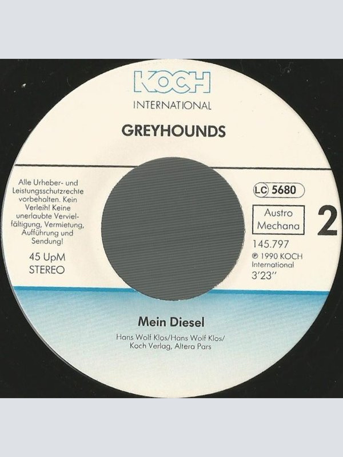 Vinyl / Greyhounds - Asphalt Cowboy