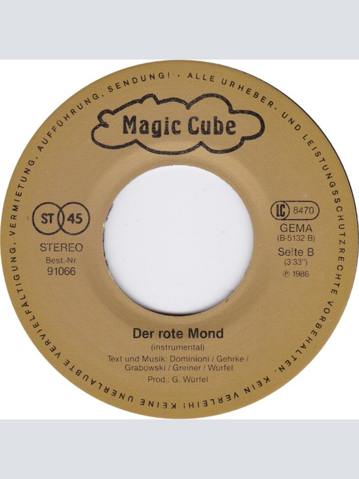 Vinyl / Ralf Sander - Der Rote Mond