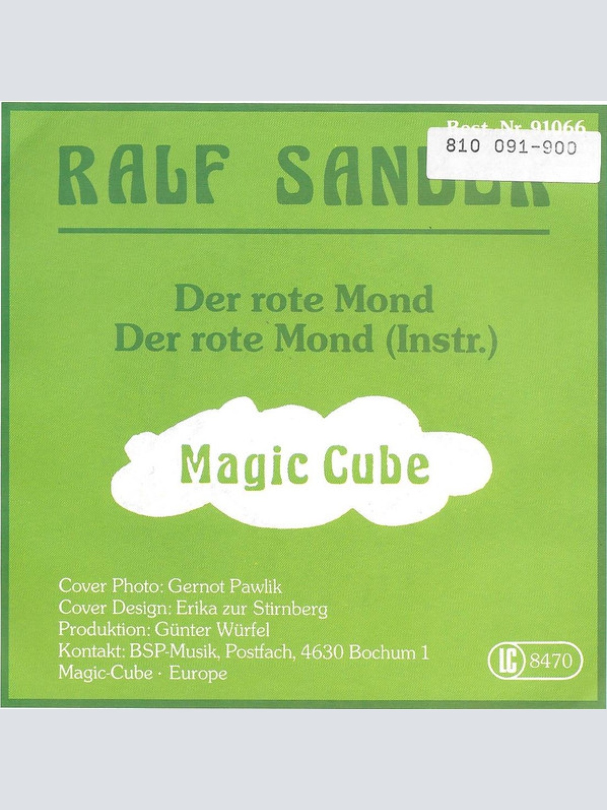 Vinyl / Ralf Sander - Der Rote Mond