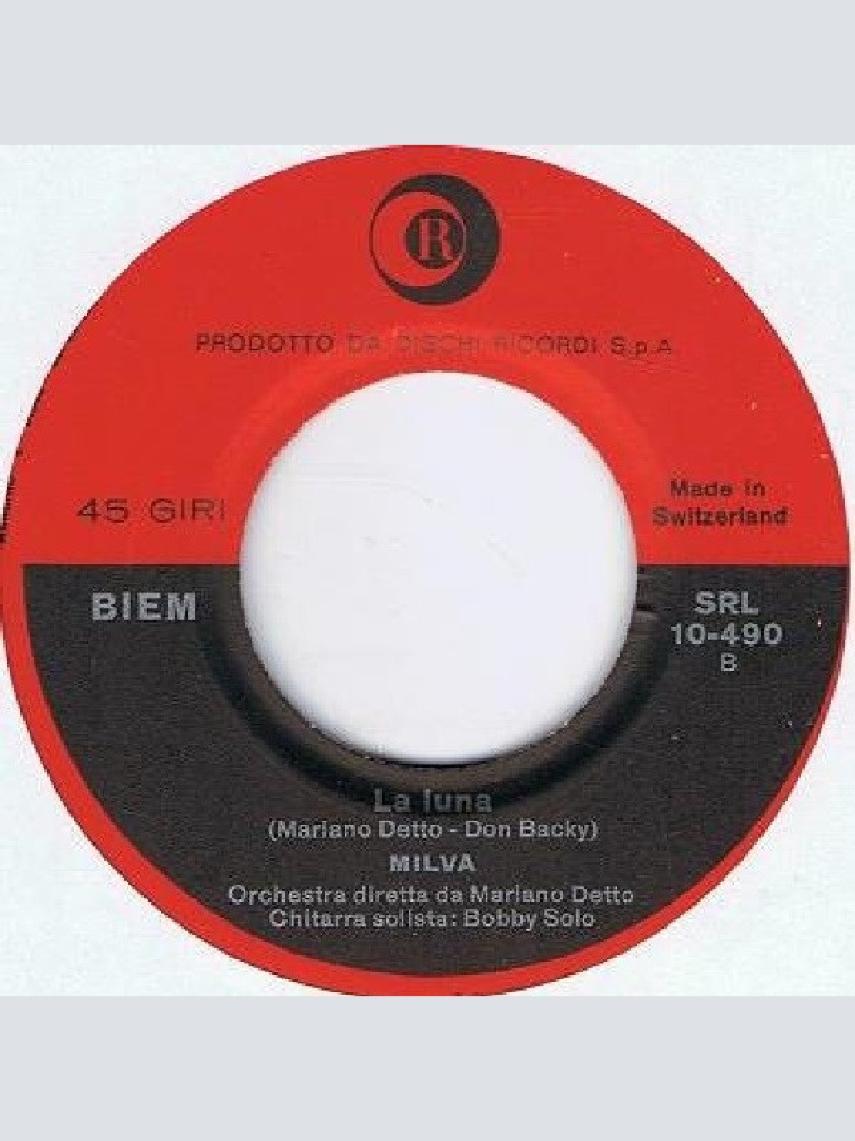 Vinyl / Milva - Canzone