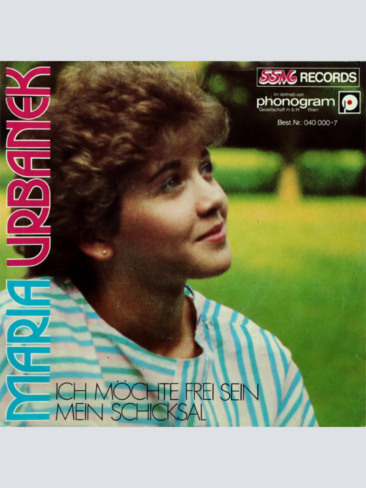 Vinyl / Maria Urbanek - Ich Möchte Frei Sein / Mein Schicksal