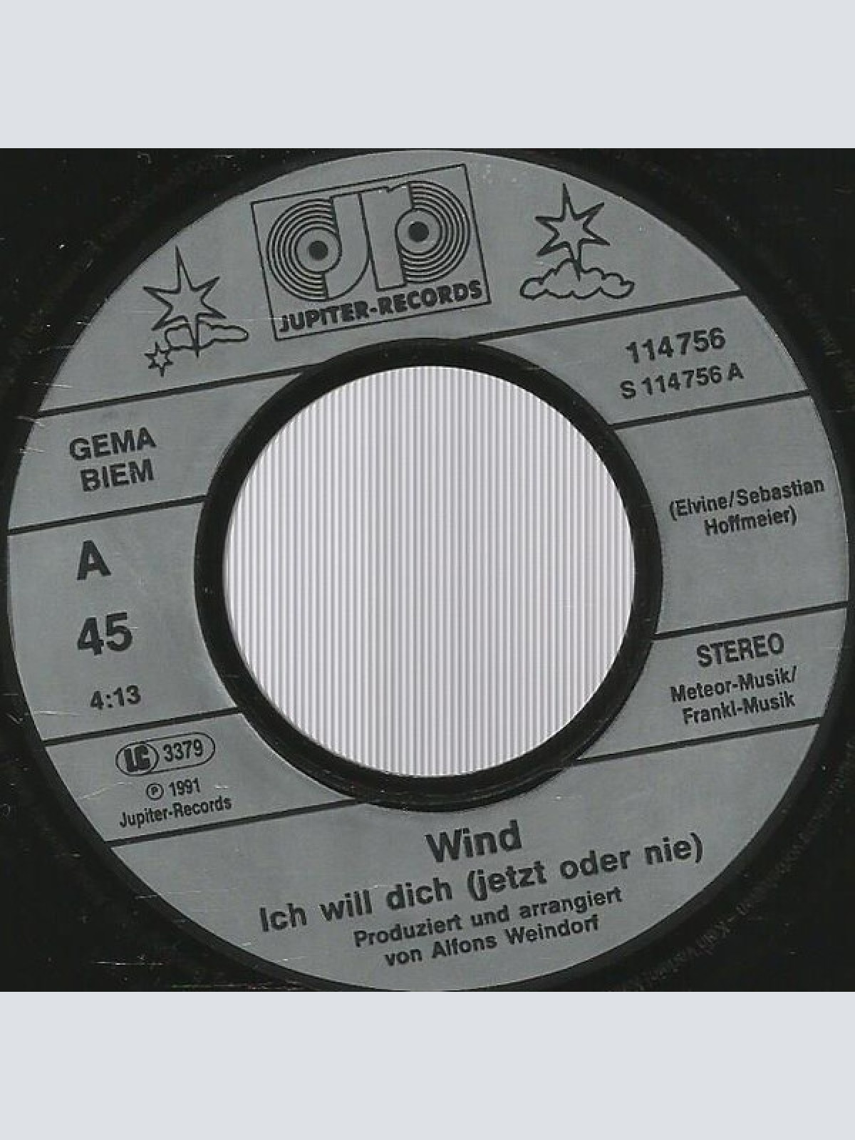 Vinyl / Wind (4) - Ich Will Dich (Jetzt Oder Nie)