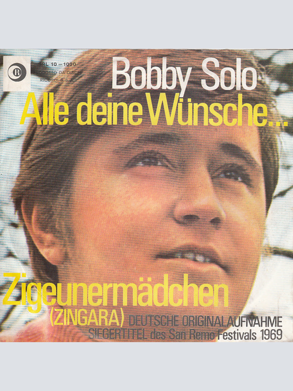 Vinyl / Bobby Solo - Zigeunermädchen (Zingara) / Alle Deine Wünsche. ..