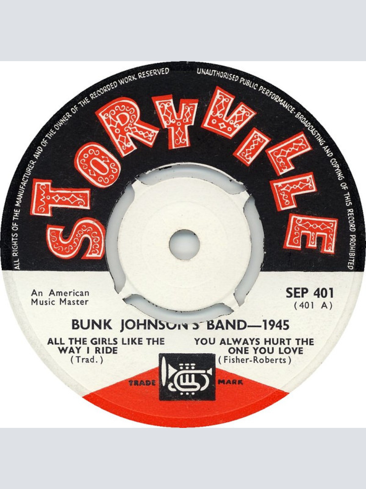 Vinyl / Bunk Johnson's Band* - Bunk Johnson's Band 1945