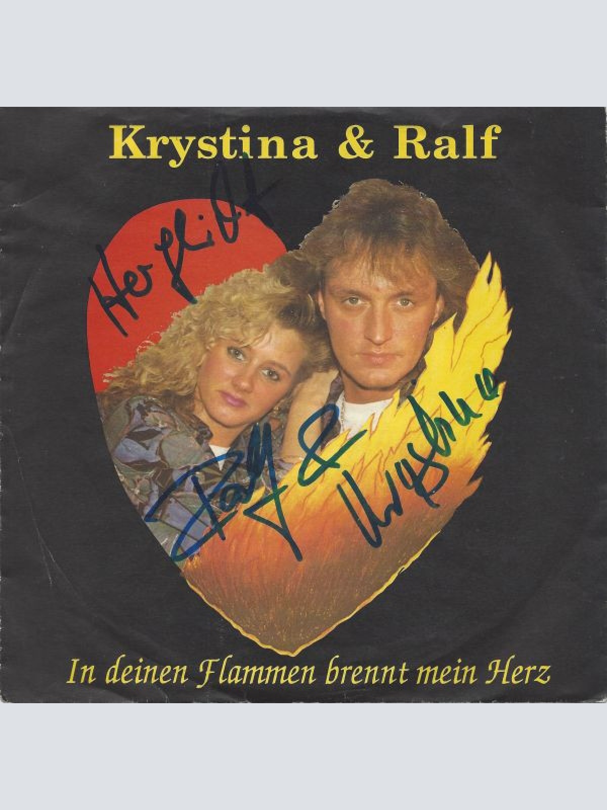Vinyl / Krystina & Ralf - In Deinen Flammen Brennt Mein Herz