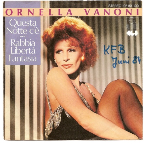 Vinyl / Ornella Vanoni - Questa Notte C'È