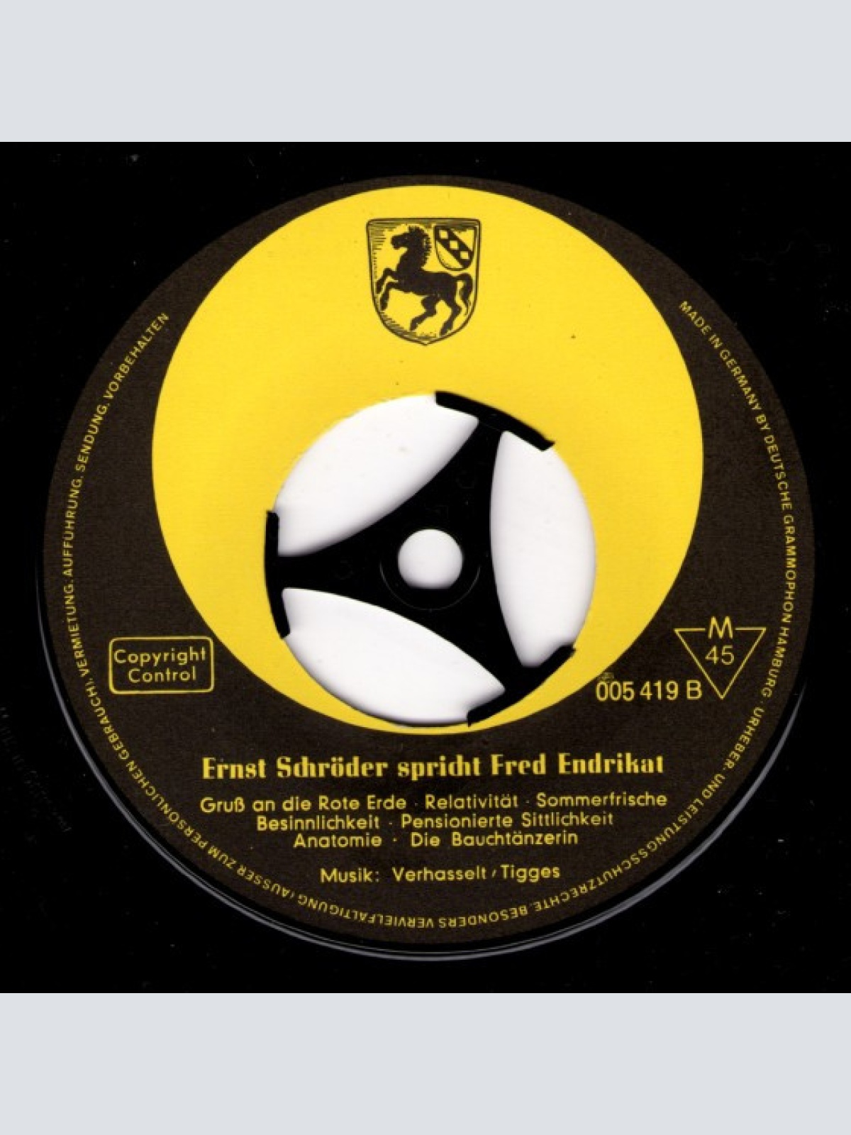 Vinyl / Friedel Hensch Und Die Cyprys / Ernst Schröder Spricht Fred Endrikat - Der Mond Von Wanne-Eickel