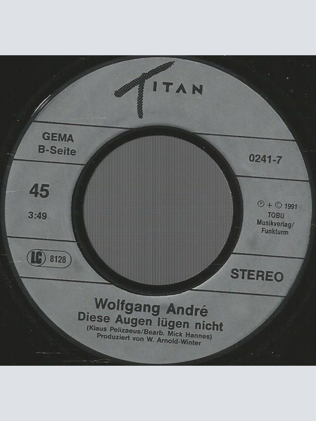 Vinyl / Wolfgang André - Letzter Aufruf