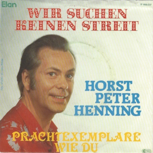 Vinyl / Horst Peter Henning - Wir Suchen Keinen Streit