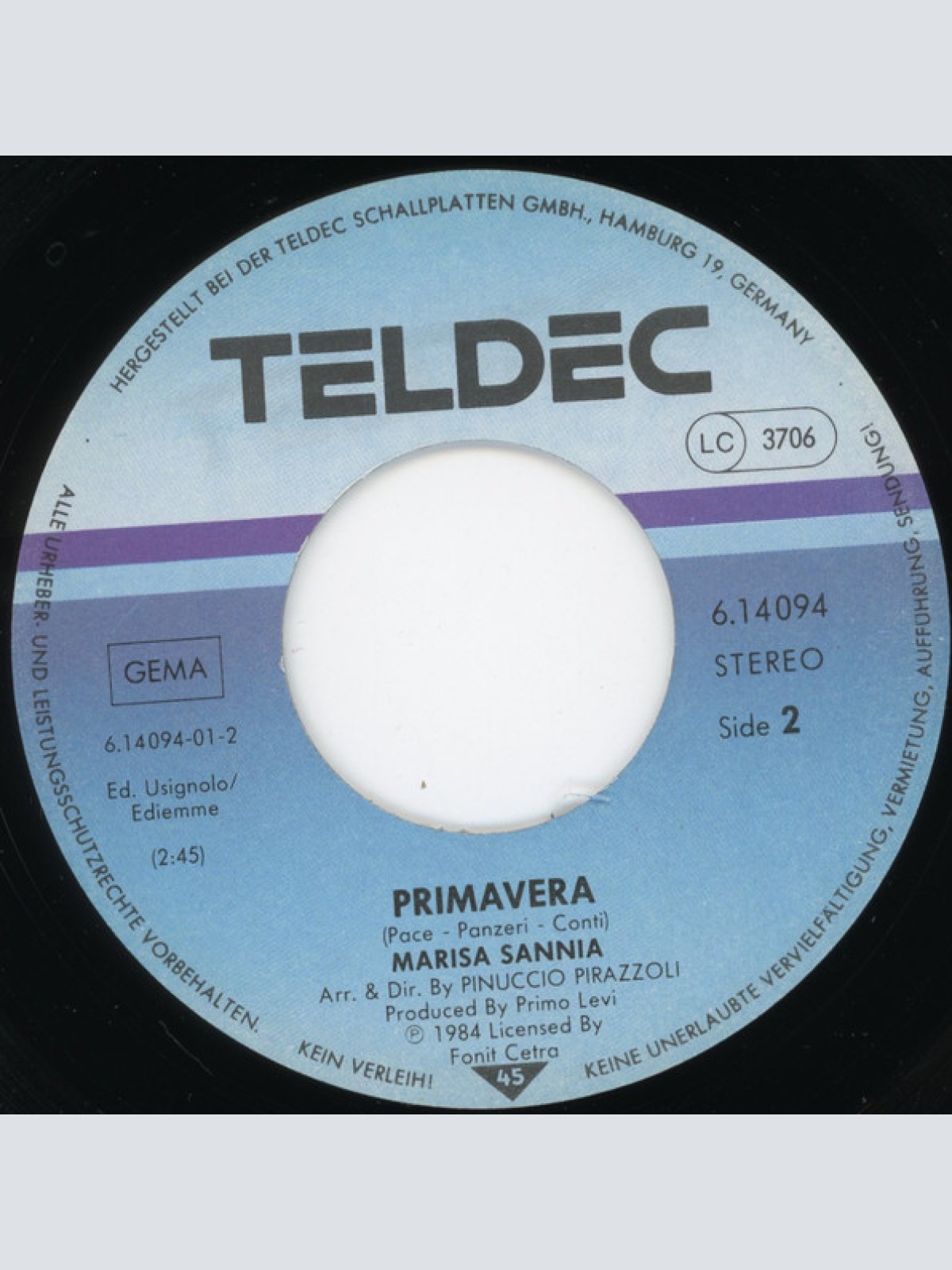 Vinyl / Marisa Sannia - Amore Amore