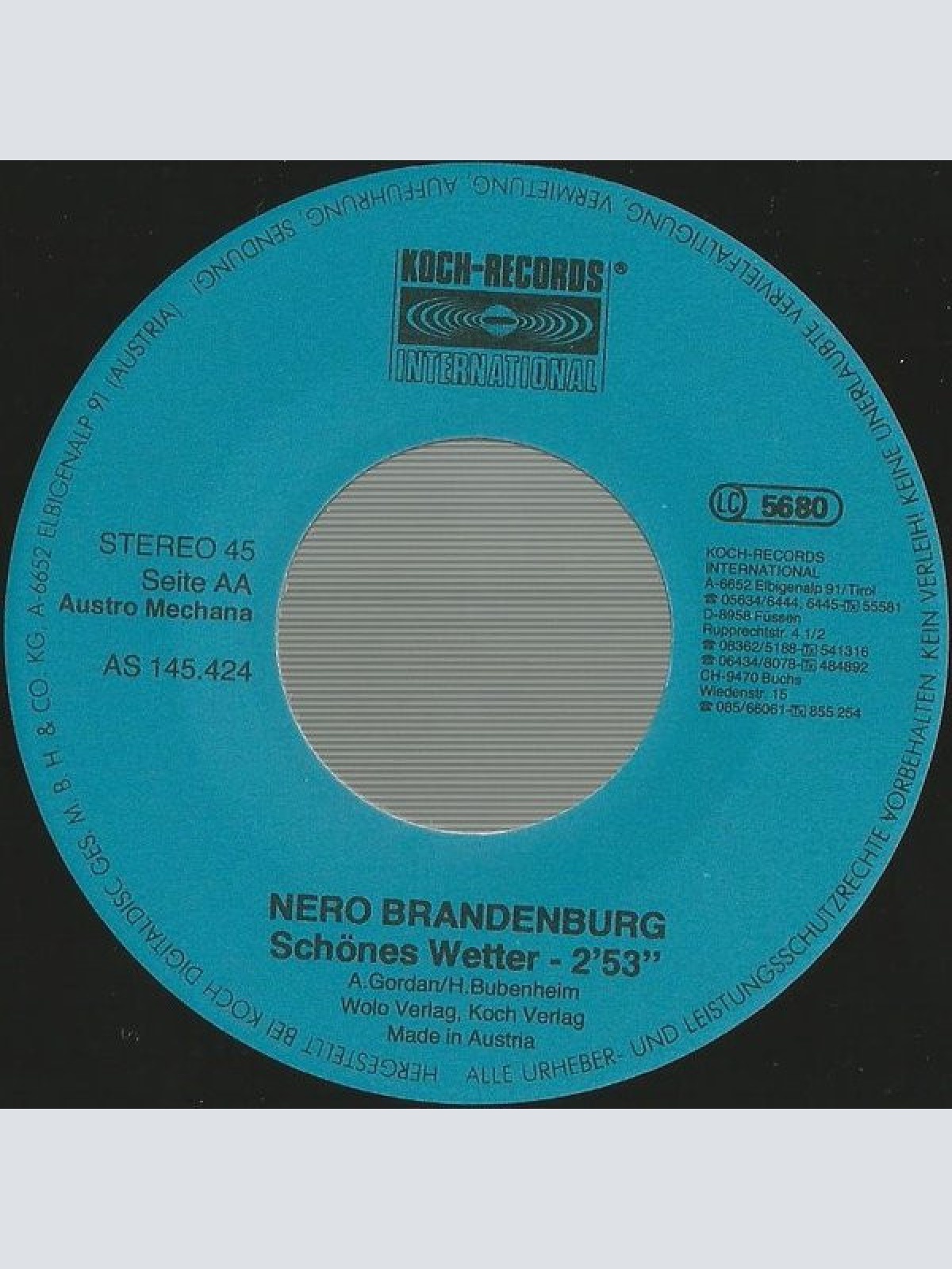 Vinyl / Nero Brandenburg - Die Töchter Von Der Spree