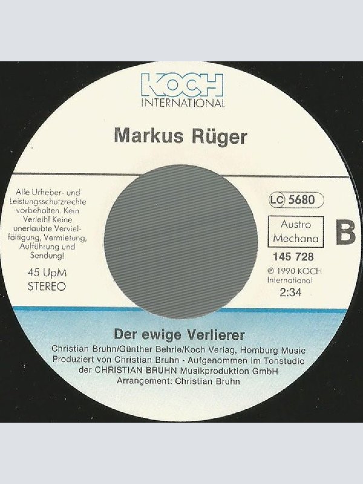 Vinyl / Markus Rüger - Ihr Könnt Mir Die Augen Verbinden