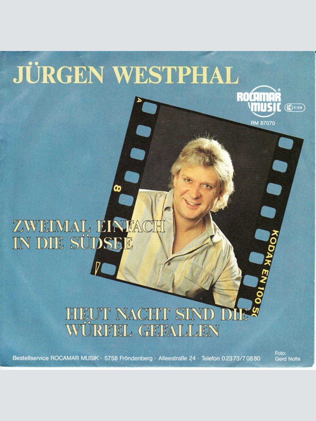 Vinyl / Jürgen Westphal - Zweimal Einfach In Die Südsee