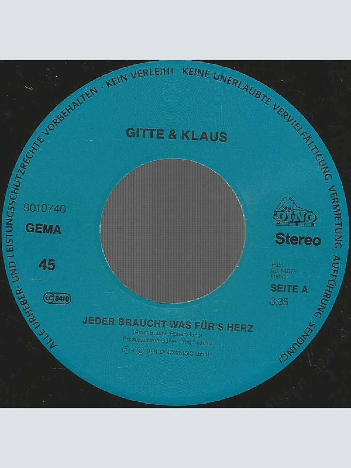 Vinyl / Gitte & Klaus - Jeder Braucht Was Für's Herz...