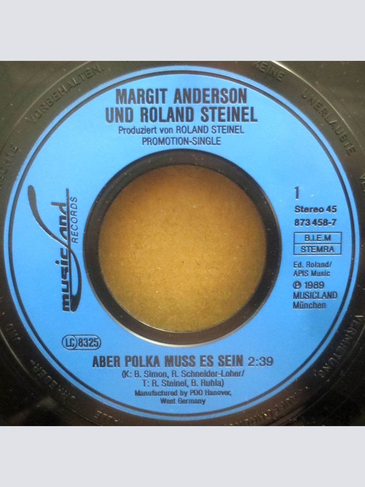 Vinyl / Margit Anderson Und Roland Steinel* - Aber Polka Muß Es Sein