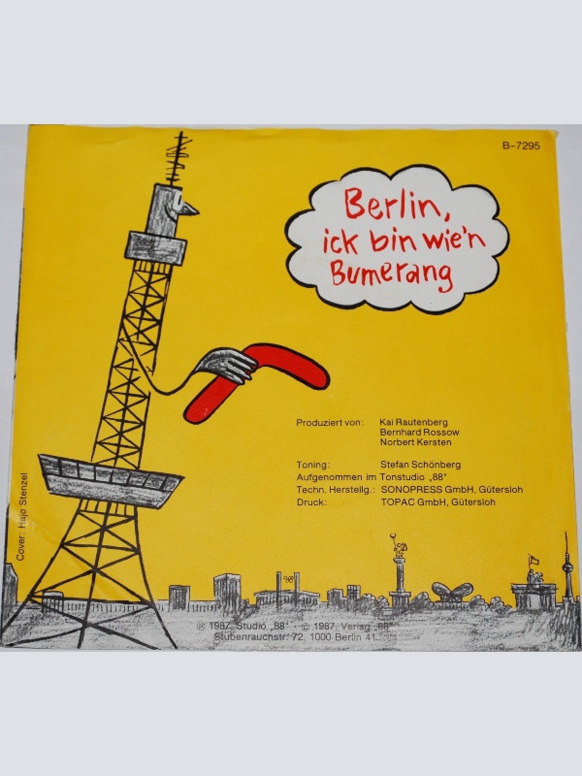 Vinyl / Harald Juhnke - Berlin Wenn Du Geburtstag Hast