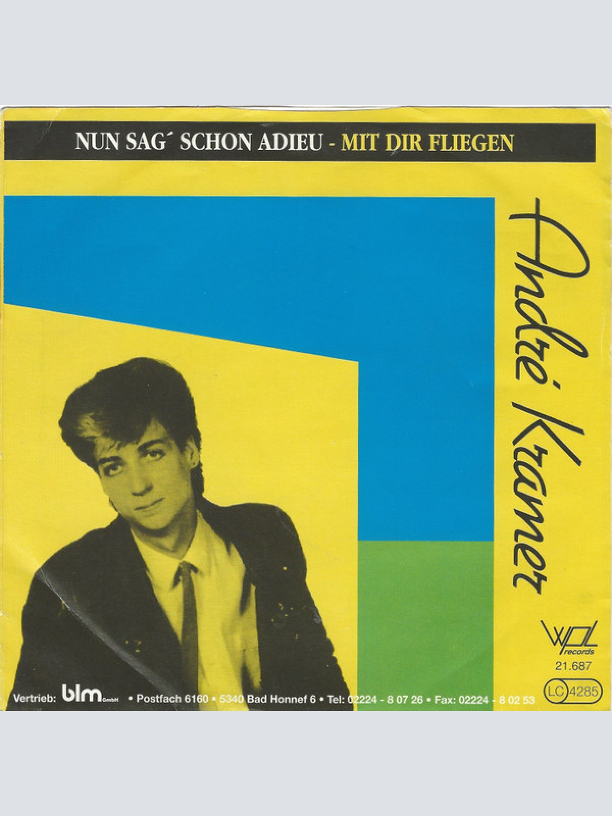 Vinyl / André Kramer (2) - Nun Sag' Schon Adieu