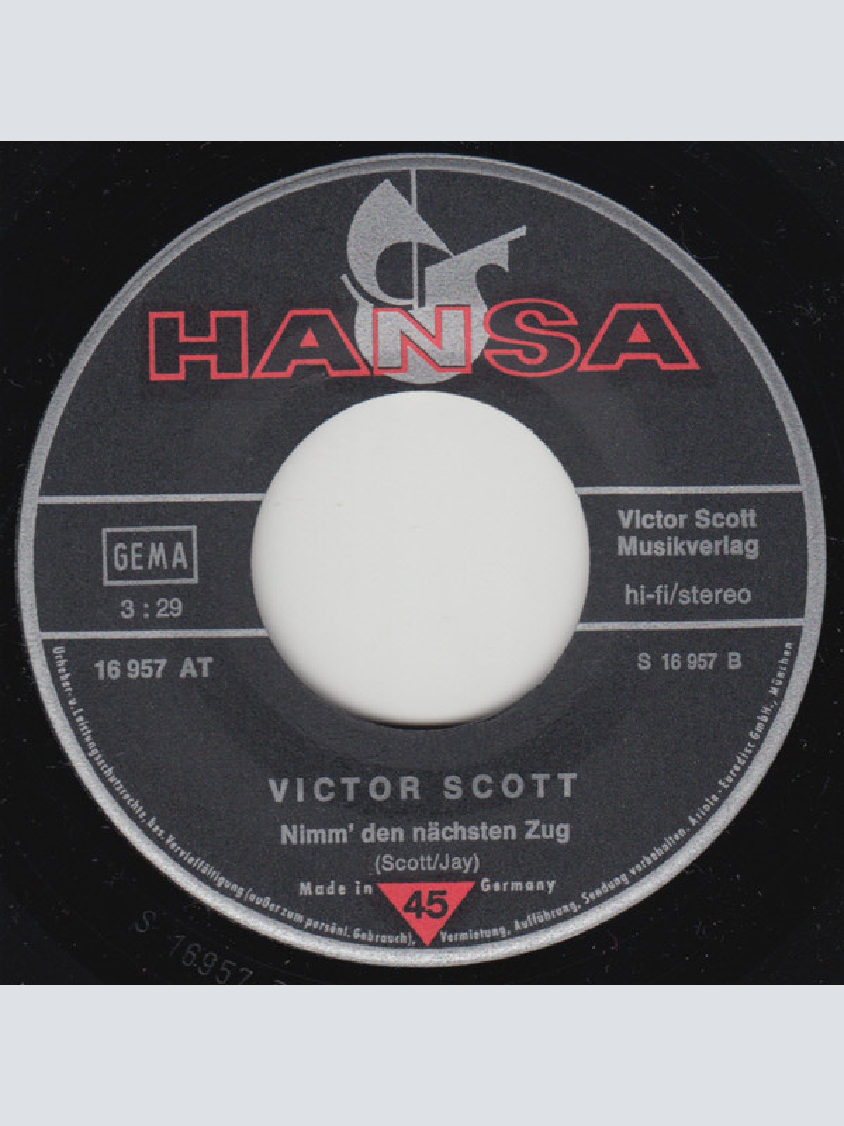 Vinyl / Victor Scott - Ohne Hemden Und Ohne Hosen