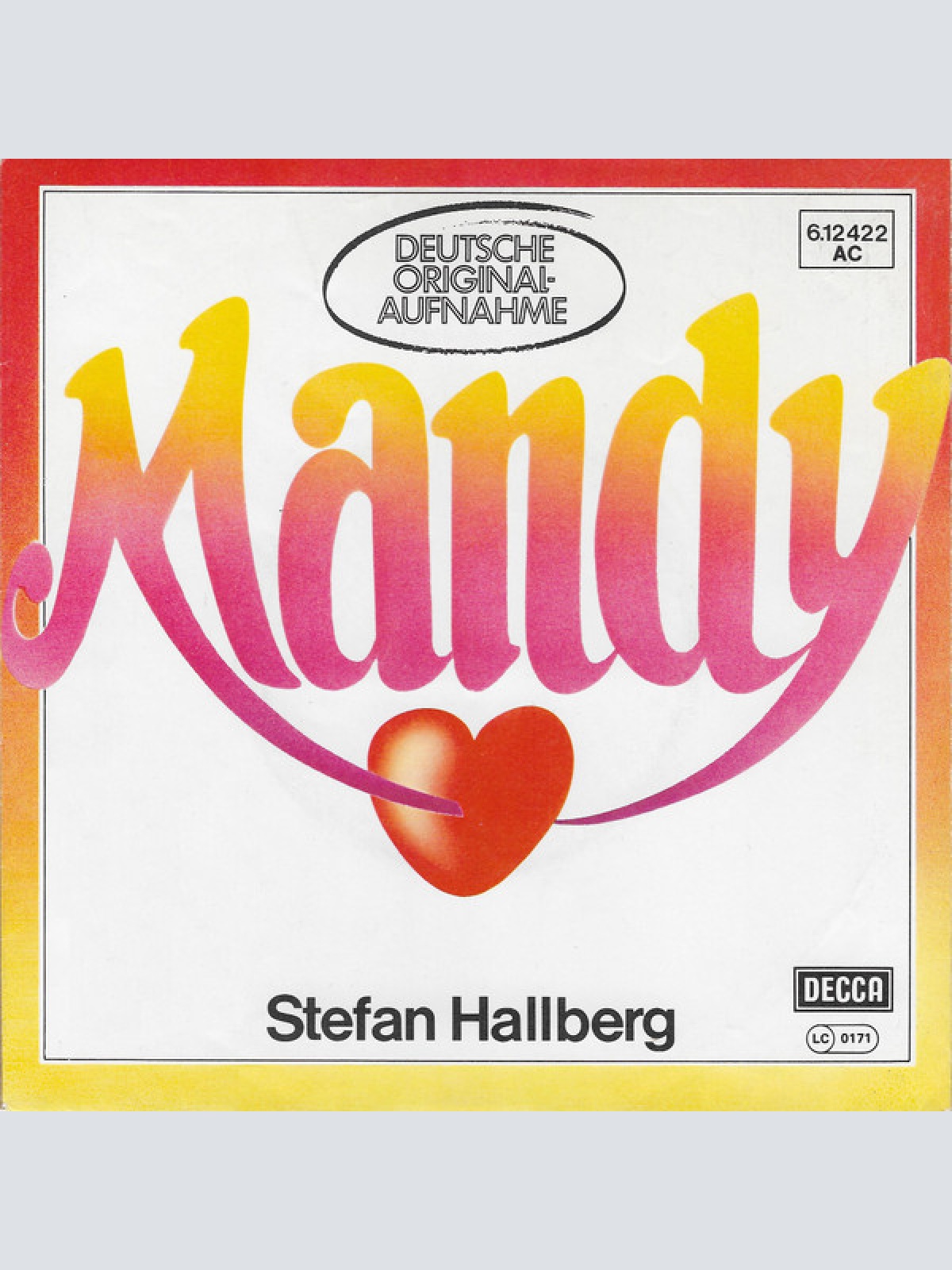 Vinyl / Stefan Hallberg - Mandy
