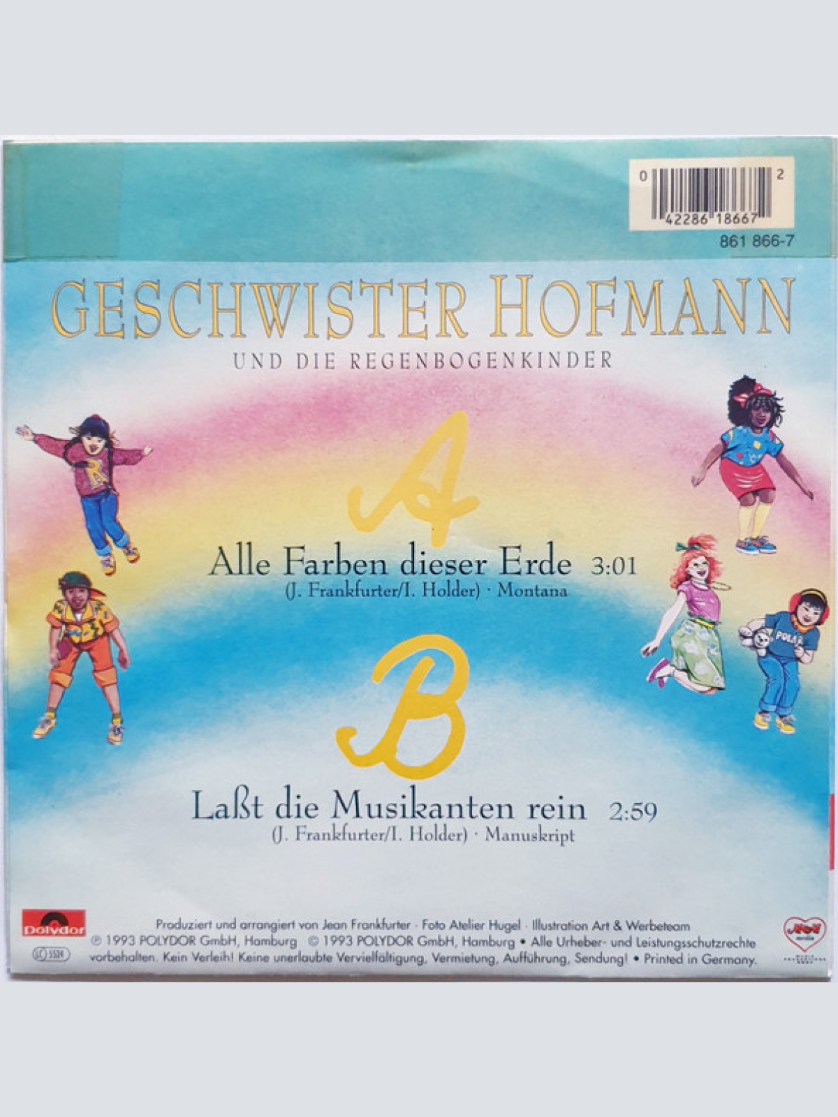 Vinyl / Geschwister Hofmann Und Die Regenbogenkinder - Alle Farben Dieser Erde