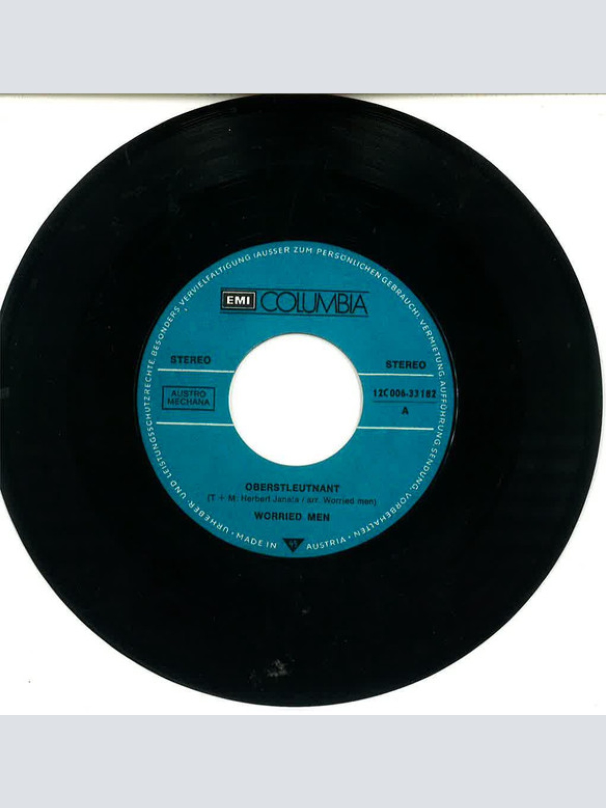 Vinyl / Worried Men Skiffle Group - Wandern Durch Den Wienerwald / Oberstleutnant