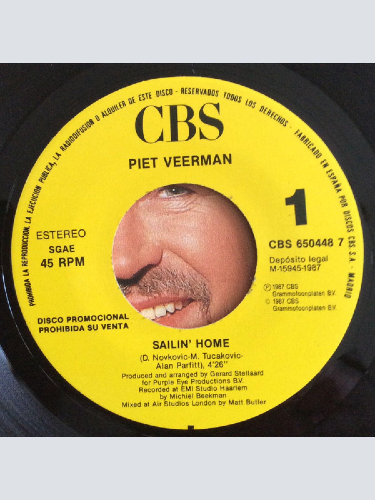 Vinyl / Piet Veerman - Sailin' Home