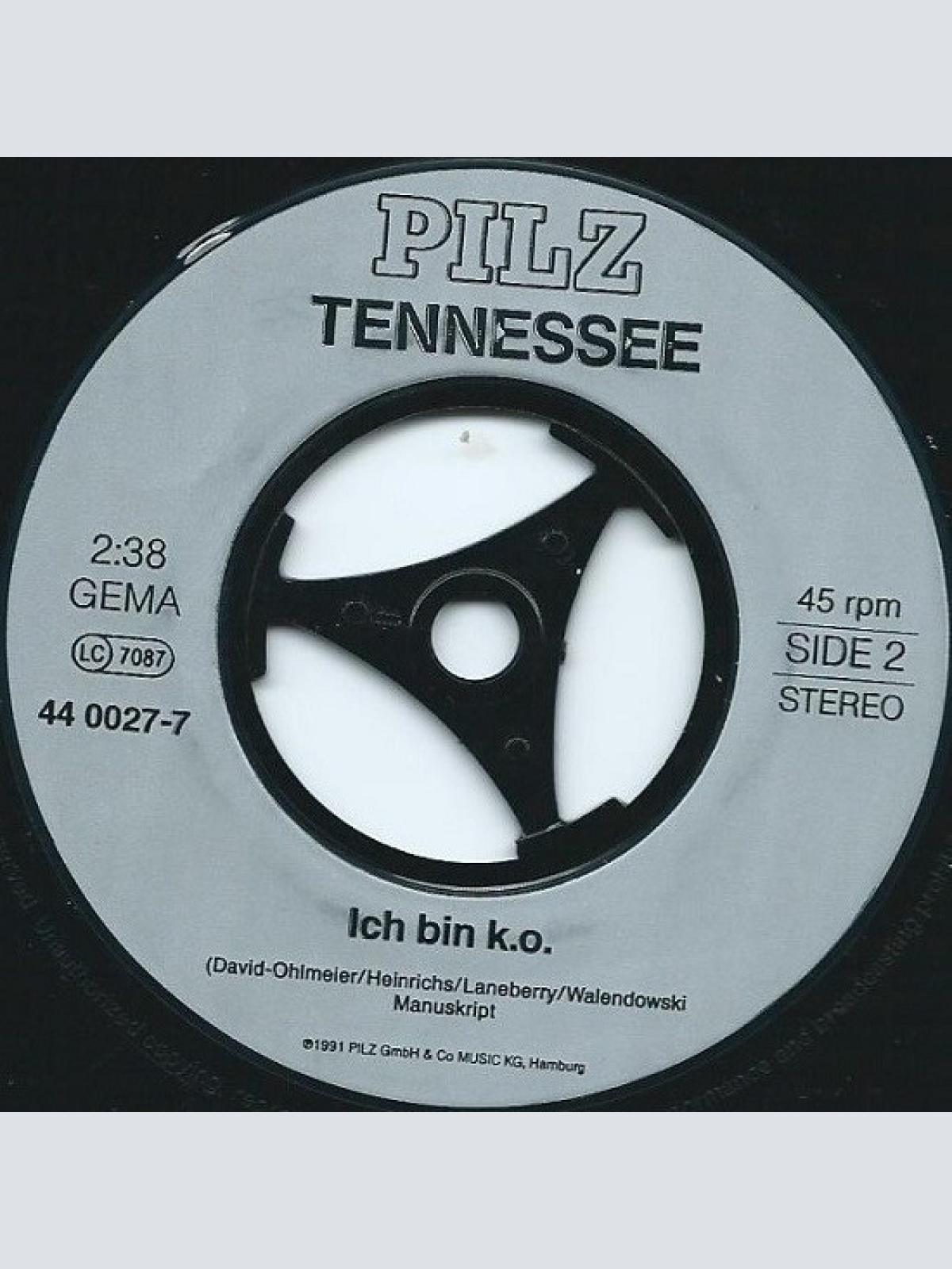 Vinyl / Tennessee (2) - Hallo, Liebe Hörer