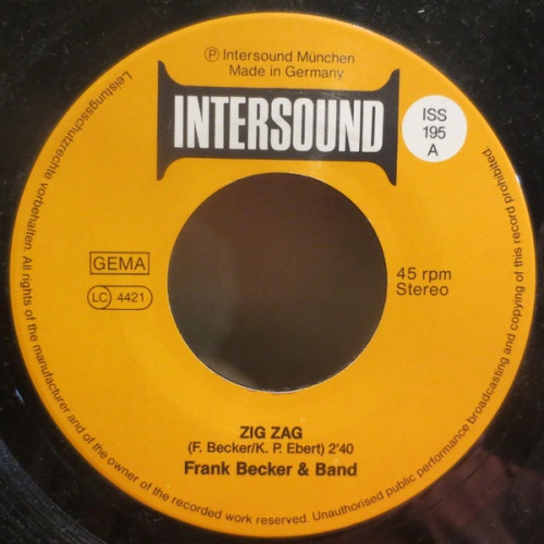 Vinyl / Frank Becker & Band - Zig Zag / Dance Affair