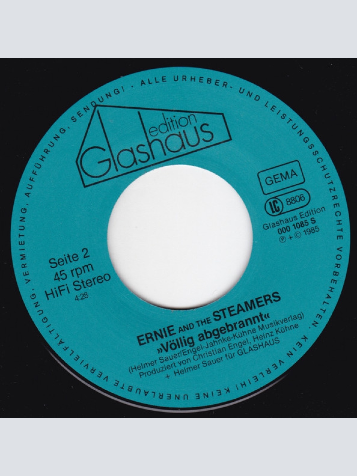 Vinyl / Ernie And The Steamers - Stimmen Über Frankfurt
