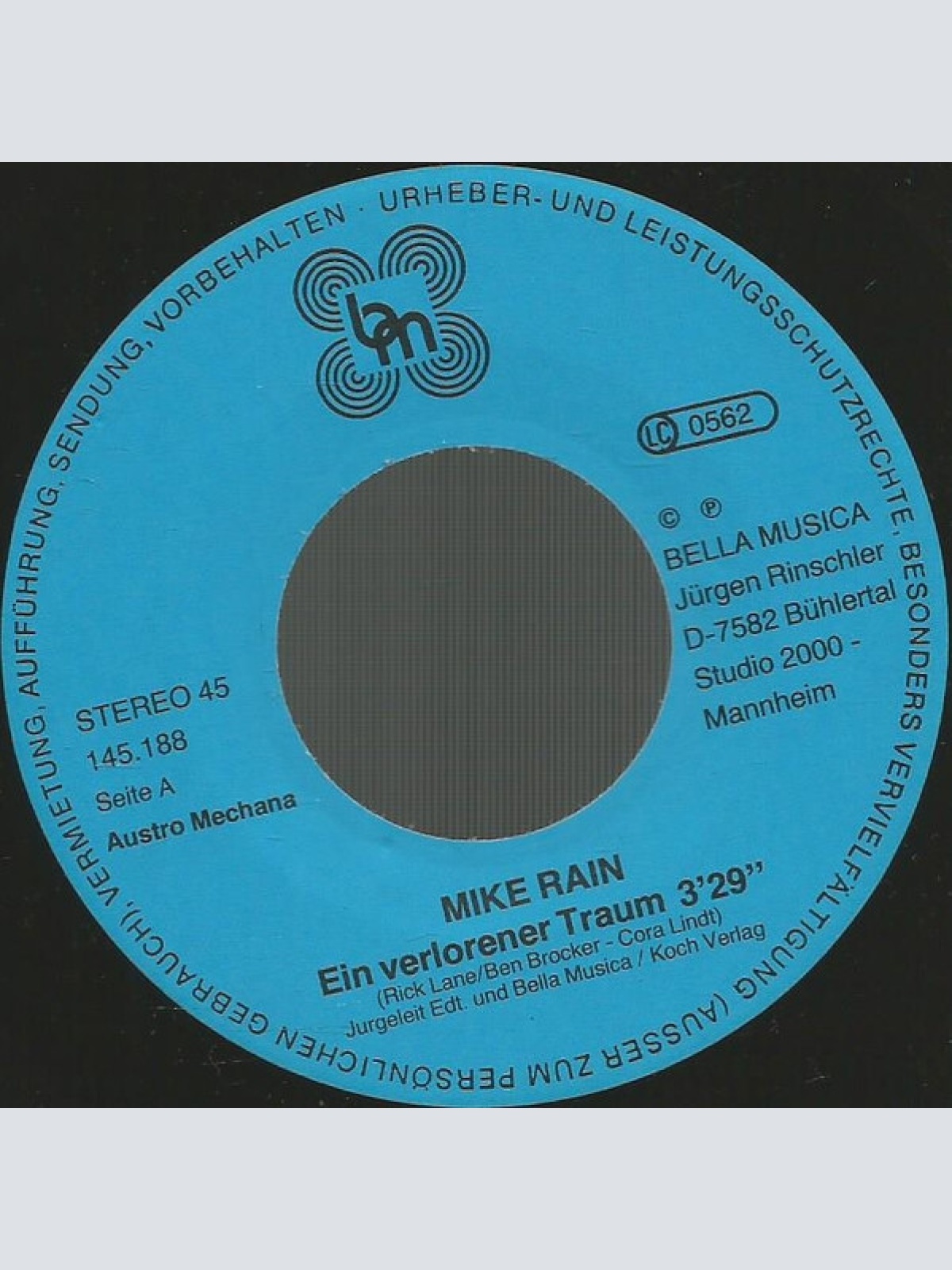Vinyl / Mike Rain - Ein Verlorener Traum
