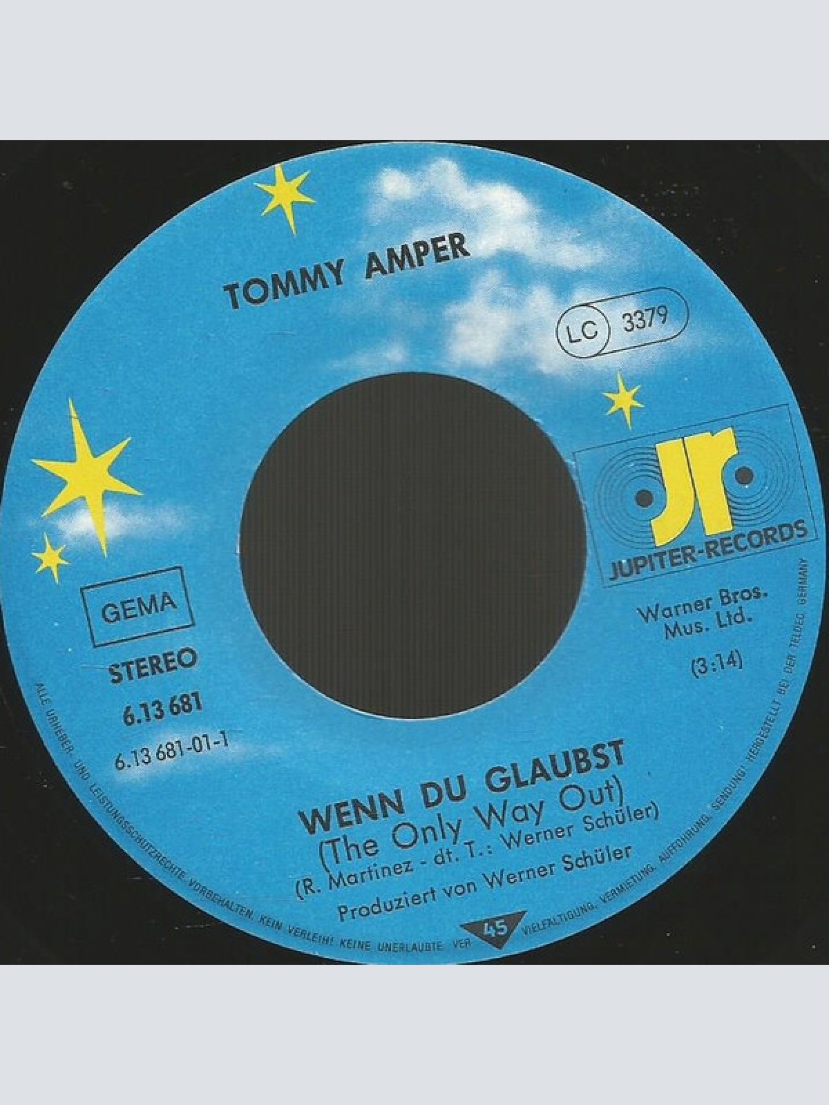 Vinyl / Tommy Amper - Wenn Du Glaubst