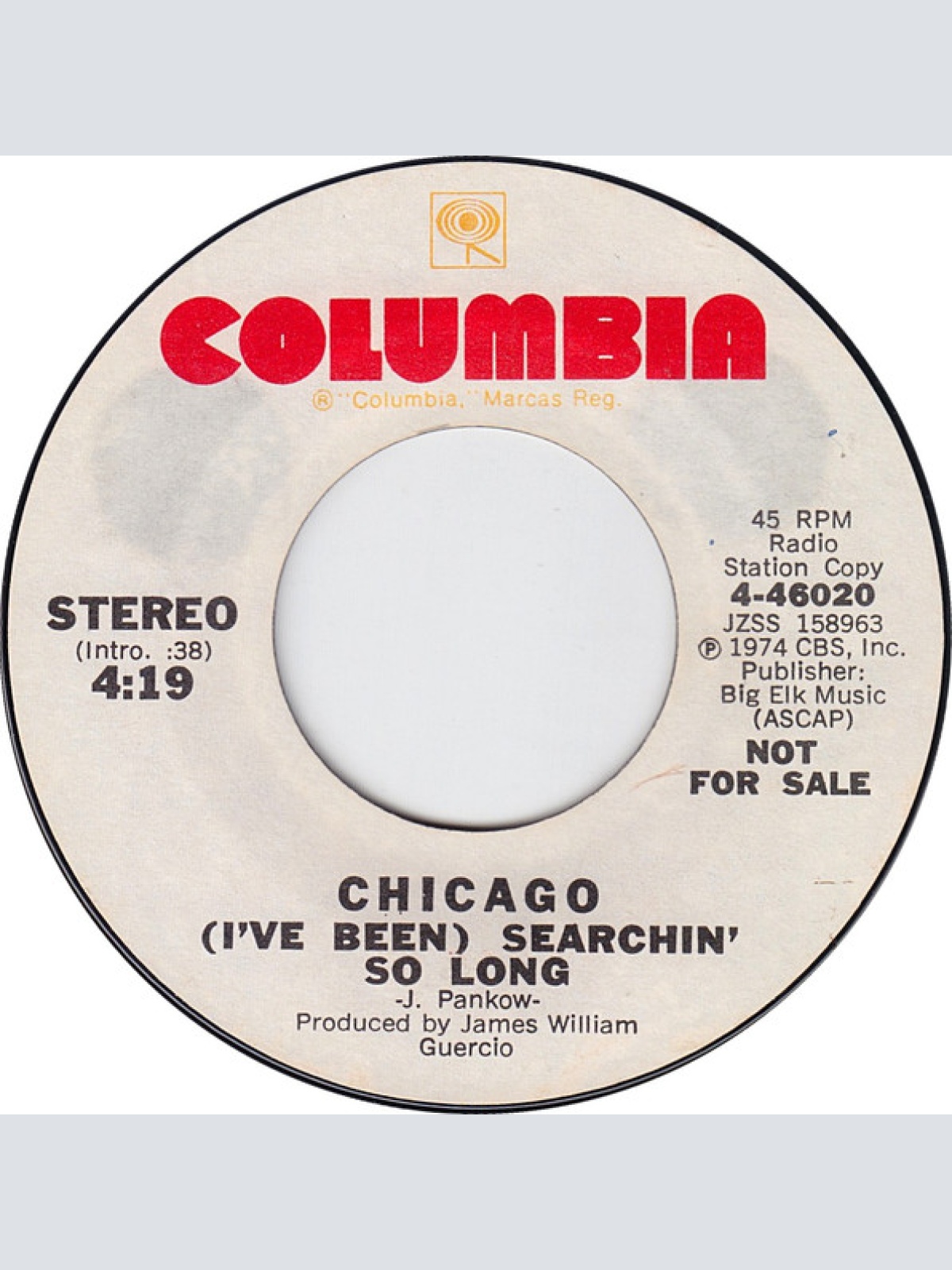 Vinyl / Chicago (2) - (I've Been) Searchin' So Long