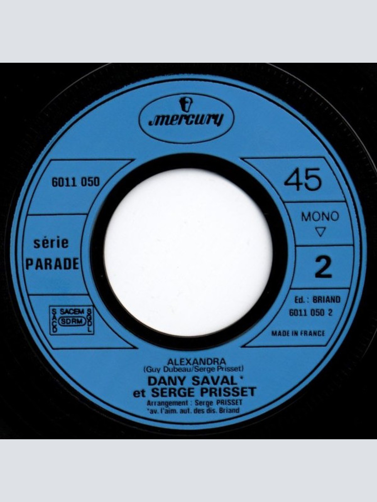 Vinyl / Dany Saval Et Serge Prisset - Mon Amour, Tu Me Gênes